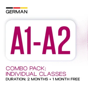 German A1–A2 Combo – Individual Classes
